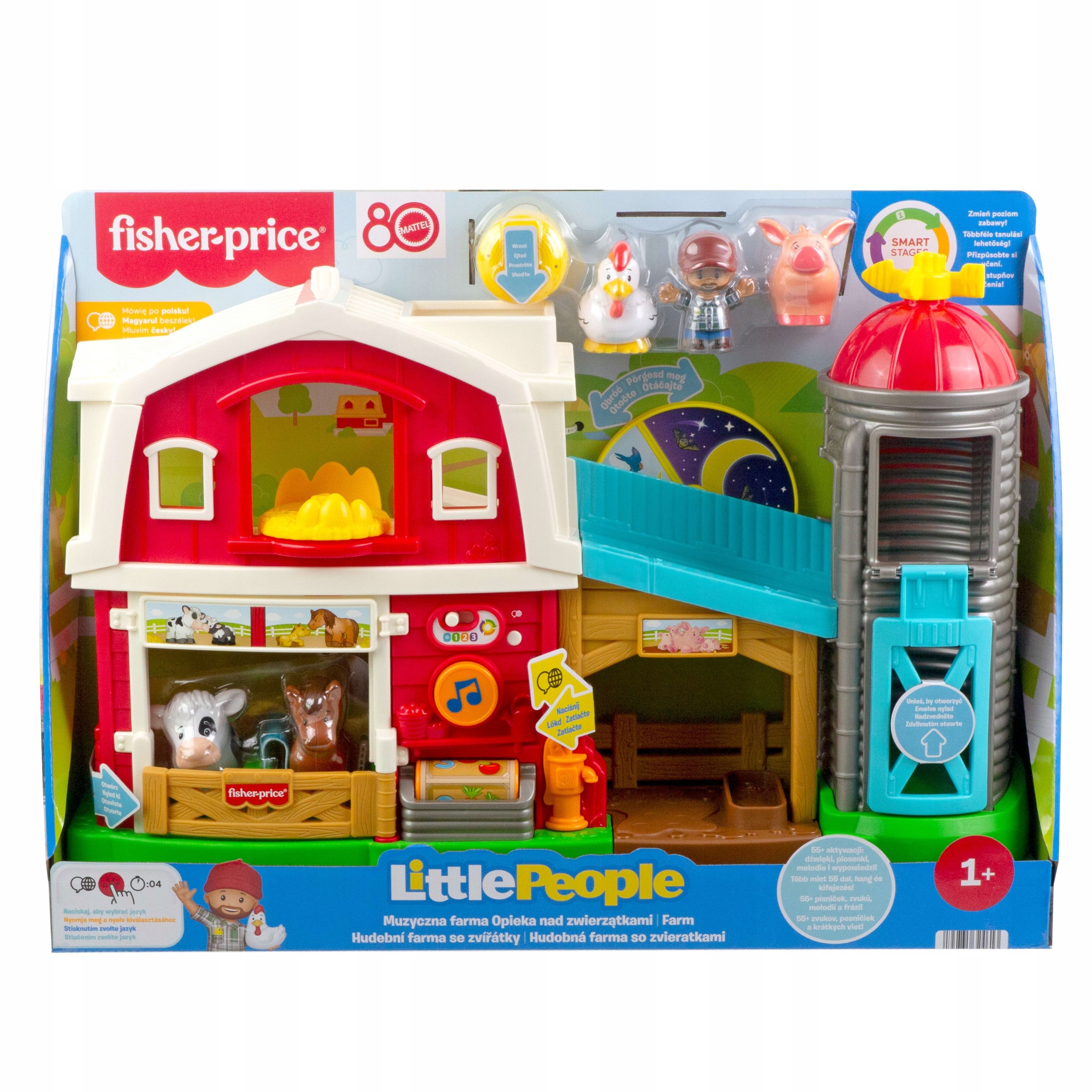 Interaktívna sada Little People Musical Farm Animal Care JGX10